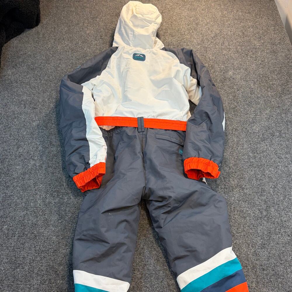 Tipsy Elves Ski Suit Snowsuit One Piece Snow Bib Santa Fe Shredder Youth Large - Picture 6 of 10